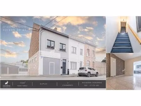 duplex à vendre avec 2 chambres   houdeng-goegnies (vba36554)