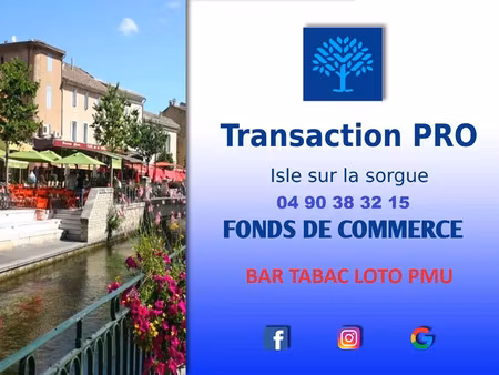 vente commerce 150 m² l’isle-sur-la-sorgue (84800)