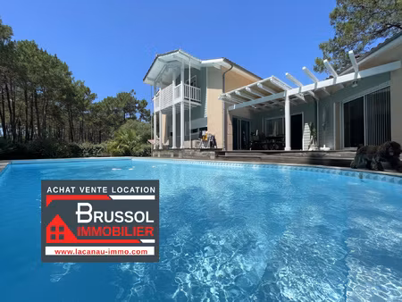 à vendre belle villa maison avec piscine lacanau-océan avec