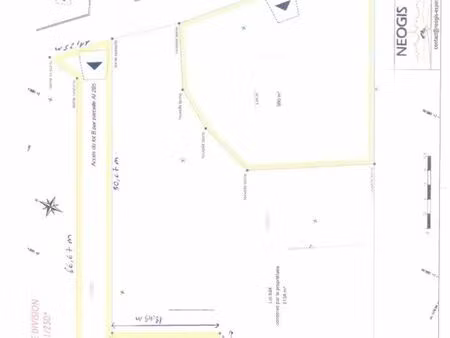 terrain a construire 832 m2 beaufort 38