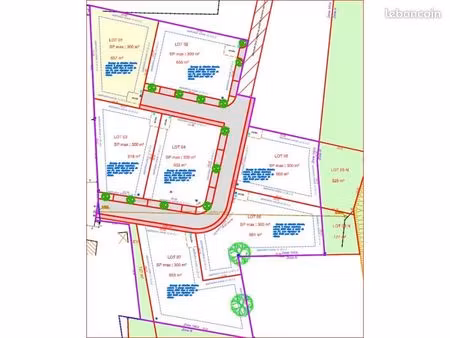 terrain 1 pièce 655 m² faramans