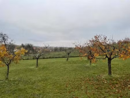terrain à bâtir de 7 8 ares avec vue dégagée