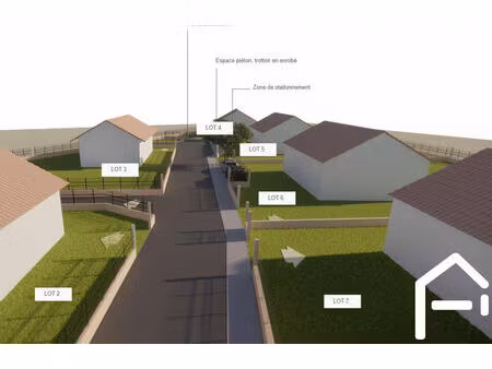 vente terrain 697 m² montrabé (31850)
