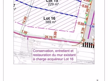 en vente terrain constructible 3 89 ares – 79 000 € |pagny-sur-moselle