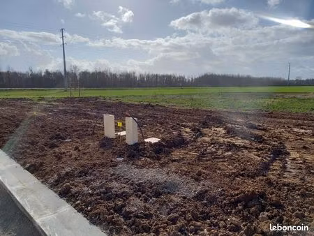 terrain à bâtir viabilisé 1288 m2