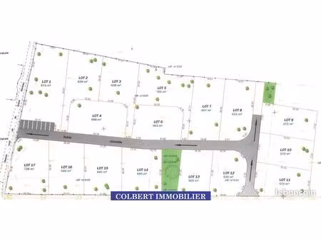 terrain 728 m² seignelay