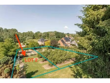 bouwgrond voor half-open bebouwing (lot 2) in landelijke omgeving in gelinden