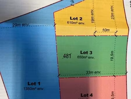 vente terrain 650 m² vacqueriette-erquières (62140)