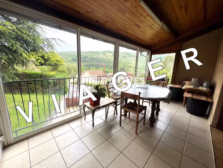 maison avec jardin et garage en viager occupé