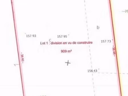 vente terrain 909 m² à bogny-sur-meuse (08120)  48 100 €
