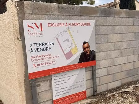 terrain 520 m² fleury