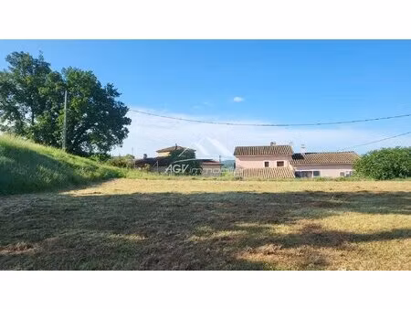 terrain 1019 m² avec vue dégagée