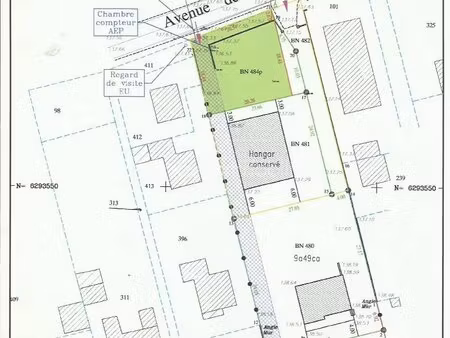 terrain de 447 m² à charleval