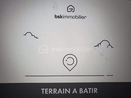 terrain de 2 500 m² à nielles-les-blequin