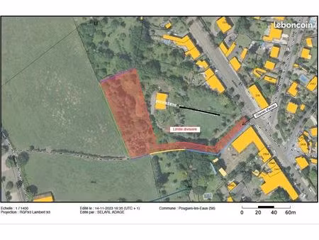 terrain à vendre entre 4000 m2 et 5000m²