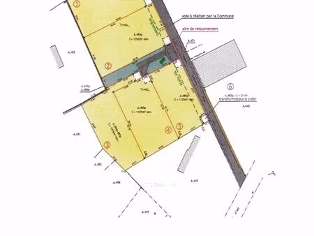 vends terrain constructible - viabilisé lot 1