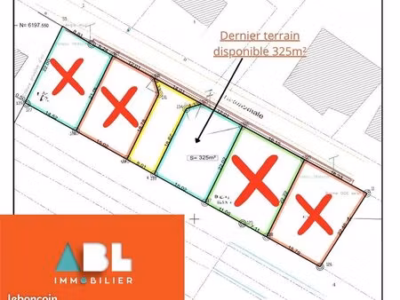 terrain 325 m² chavagnes en paillers