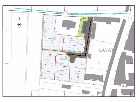 terrain de 520m2 lot 2 à acheter à riom avec mon agence fami