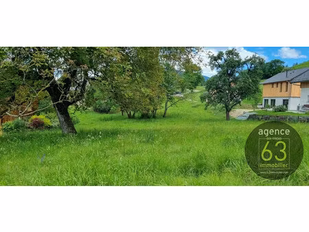 terrain constructible viabilisé de 1510 m² la motte en bauges