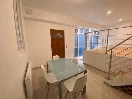 a louer - loft meuble sur 2 niveau (rdc et -1)- 75116 paris