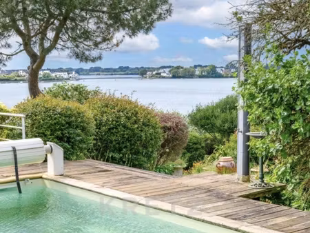 vue sur saint cado  avec accès privé mer   piscine chaufée