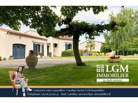 saint-alban  superbe propriété de 144 m² avec terrain d'un hectare et hangar