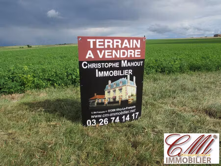 vente terrain 900 m² sogny-en-l’angle (51340)
