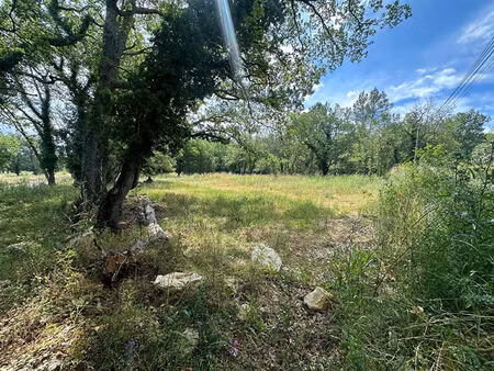 terrain viabilisé à bâtir 2256 m2 - tourrettes - calme absolu