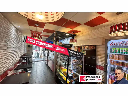 69100 villeurbanne - restauration rapide  snack avec terrasse