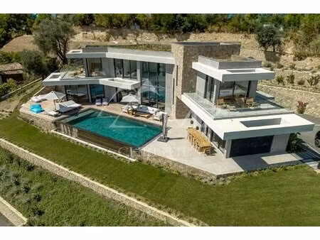 vence - magnifique villa neuve contemporaine vue mer - mziloap2775
