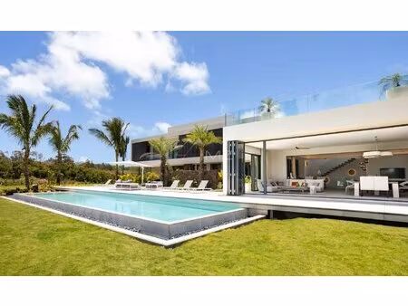 ile maurice - villa contemporaine sur golf - beau champ - mzimc347