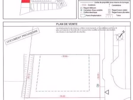 terrain 681 m² morbecque