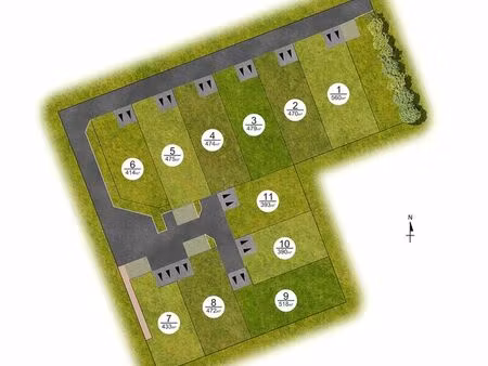 terrain à vendre - 392 m2 - agon coutainville - 50 - basse-normandie