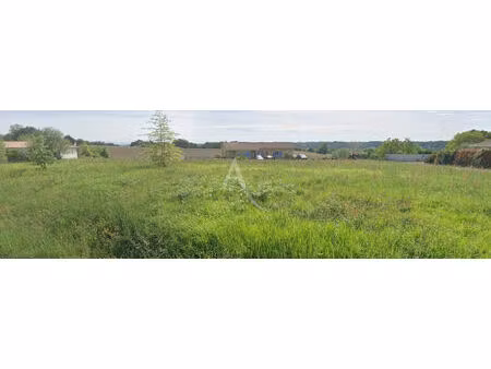 vente terrain  1139.00m²  bernède