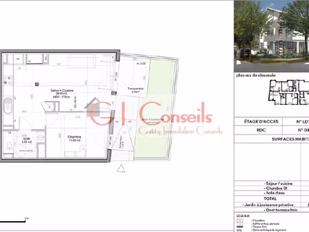 vente appartement 2 pièces 45.24 m² à andernos-les-bains (33510)  276 000 €