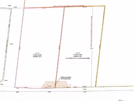 vente terrain 800 m² à pacy-sur-eure (27120)  69 000 €