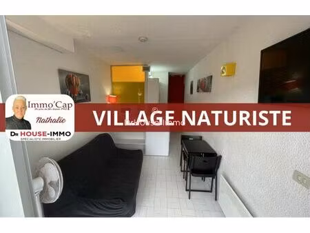 baisse de prix -immo'cap - au village naturiste - studio de 15m2 carrez - port nature 2 - 