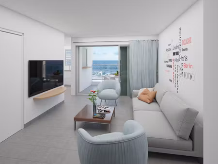 a vendre studio vue mer le moule 28m2