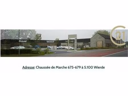 surface commerciale à louer à wierde (vax11004)