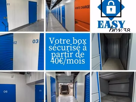 box self stockage garde meuble bourgoin jallieu