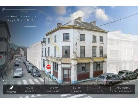 immeuble mixte à vendre avec 6 chambres   marchienne-au-pont (vaz67976)