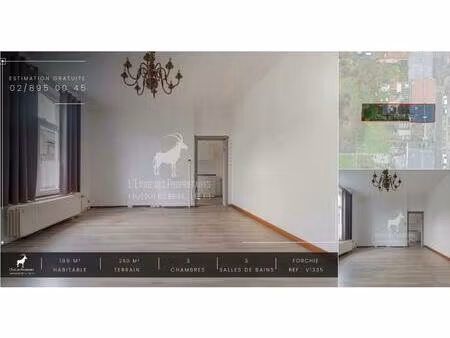 immeuble de rapport à vendre avec terrasse et jardin   forchies-la-marche (vay97880)