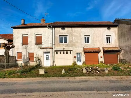 maison de village et terrain