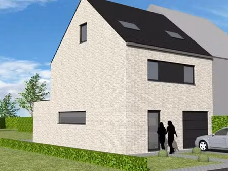 nieuw te bouwen halfopen woning met vrije keuze van architectuur te moen.
