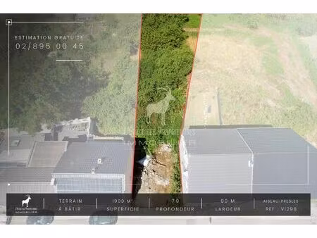 terrain à vendre de 1000 m² à aiseau-presles (vay34515)