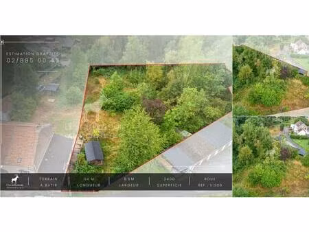 terrain à vendre de 2400 m² à roux (vay33577)