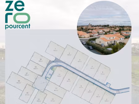 vente terrain à grues (85580) : à vendre / grues