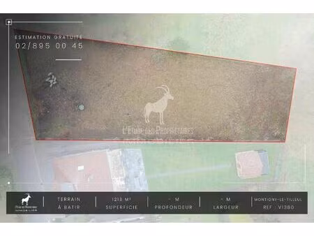 terrain à vendre de 1213 m² à montigny-le-tilleul (vaz03636)
