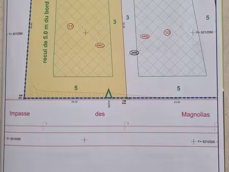 terrain viabilise 765m2 saint pierre en faucigny