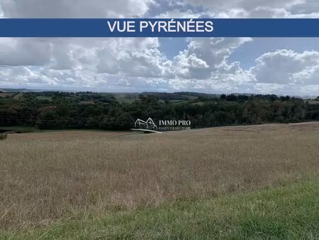 terrain viabilisé - vue pyrénées